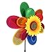 Produktbild Wanfor Pailletten Doppelschicht Sonnenblume Windmühle Wind Spinner Hausgarten Hof Dekoration