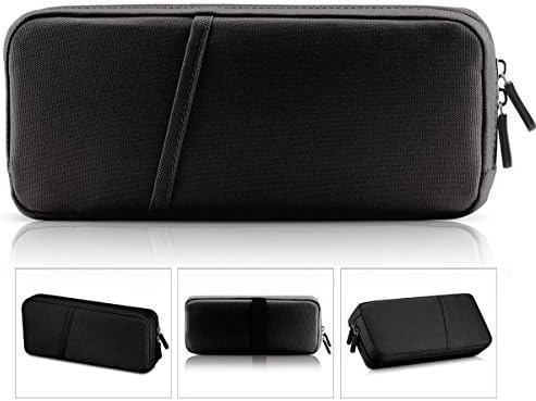 iNepo Nintendo Switch Case Polyester Waterproof Protective Travel Carrying Case Soft Storage Bag (Black)