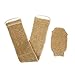 100% Natural Exfoliating Hemp Back Scrubber, Bath & Shower Body Brush Scrubber with Handle, Durable Machine Washable, Free Mitt