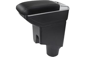 YJYWZH per Totota Yaris Hybrid 2015-2023 Bracciolo Doppio Strato Console Bracciolo Scatola con Portabicchieri