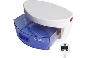 KZAN UV Sterilizer Single-Layer Drawer, Mini Disinfection Box, Portable Beauty Salon Tools Equipment, Spa Tattoo Nail Hair Tools UV Disinfection Sterilizer Cabinet Drawer