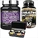 Produktbild Außenmantel de Scitec Nutrition BCAA 6400 375 Tabl + Monohydrate von Kreatin 100 gr. 100% Kreatin + Pillendose nutriline