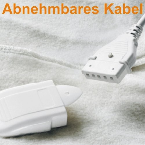 Heizdecke 150x80cm (elektrische Wärmedecke, 10 Heizstufen, Wärmeunterbett) - 4