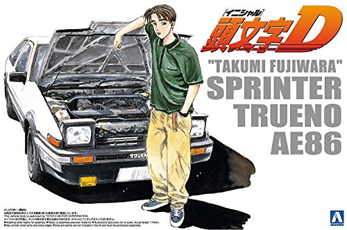 Initial D No.05 Takumi Fujiwara 86 TRUENO vol. 1 ver. (Plastic Model) (japan import)