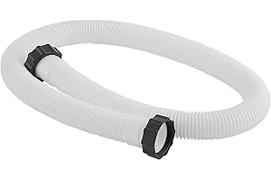 AIYING 1.5m Pompe à Piscine, Tuyau Piscine 38mm Flexible, Tuyau Rechange pour FiltrPiscine, Tuyau pour Piscines Hors Sol, Tuyau Pompe pour Systèmes d'eau Mer et Filtre à Sable