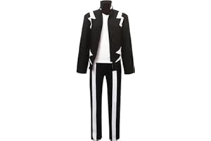 Tongyundacheng My Hero Academia Kaminari Denki Cosplay Costume Uniform Outfits School Uniform Suits Halloween Party Costume T-Shirt Jacket Pants Full Set