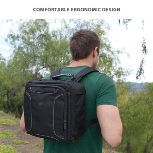 USA Gear S16 Sac    Dos Professionnel Appareil Photo R  flex Num  rique avec Support Tr  pied Rangement Int  rieur Personnalisable Pour Tout Appareil DSLR Canon EOS 100D  Nikon D3300  Pentax Et Plus