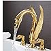 Produktbild Luxus classic Tiere der klassischen europäischen Kunst Gold Messing Zentai Swan Taps Taps Waschbecken Wasserhahn Wasserhahn CSZ