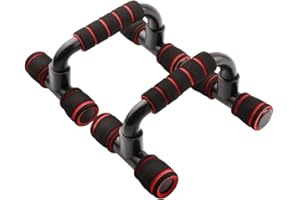 JITIFAZH Pushup Bars Stands Handles Strength Training for Men and Women Workout, Gym Exercise Equipment Fitness, 1 Pair Pushup Handles Cushioned Foam Handles Grip, Non-Slip Sturdy Structure