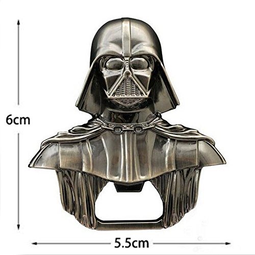 Flaschenöffner Star Wars Darth Vader aus Metall Schlüsselanhänger - Bieröffner Wein Geschenk