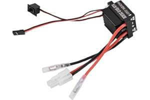 Drfeify RC Auto Boot ESC, 320A Gebürsteter elektronischer Drehzahlregler mit Bremse für RC Boot Auto Modellauto usw.