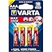 Price comparison product image Varta Max Tech AAA Alkaline 1.5 Volt Batteries - 4-Pack