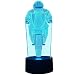 Produktbild InnoWill Motorrad Fans Deko Geschenk DekorationLED Lampe USB und batteriebetriebene 7Colors