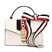 Produktbild Weibliche Tasche 2018 Stern Neue Damen Wilde Umhängetasche Mode Band Kleine Quadratische Tasche Weibliche Tasche Sling Kleine Tasche,White-22 * 5 * 15cm