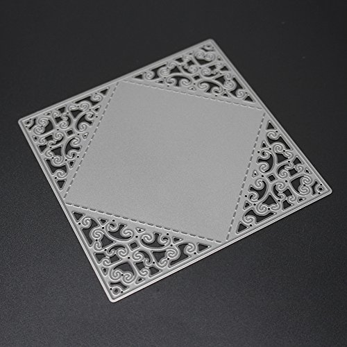 Amazingdeal365 Einladungkarte Metall Form Schablonen Schneiden DIY Dekor Sammelalbum Karten Buchzeichen Lesezeichen als Geschenk für Freunde Geburtstag Kinder,Kindergarten Hobby Schule Handarbeit Unterricht usw. Ein tolles Geschenk! - 6
