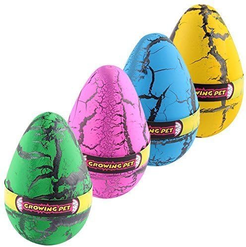 HXSS Emulational Dinosaur Dragon Hatch-grow Eggs Large Big Size Pack of 4pcs