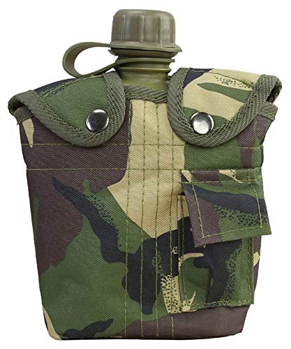 Kombat TacticalArmy Style Water Bottle & Pouch Alice Clips Color DPM Cadets Airsoft DPM