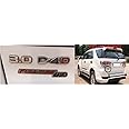 MVKS CAR Badge Emblem Monogram Logo Decal Wrap Sticker 3D Symbol Graphic Compatible with FORTUNER KIT 1