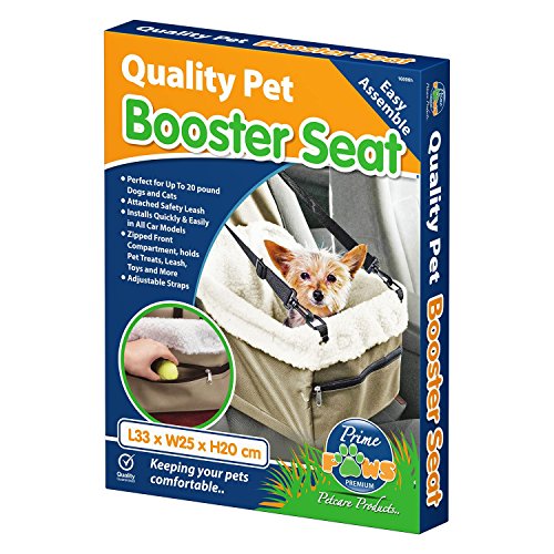Prime-Paws-Folding-Dog-Travel-Booster-Bag-Cat-Puppy-Pet-Car-Seat-Carrier-Safety-Belt-Cover