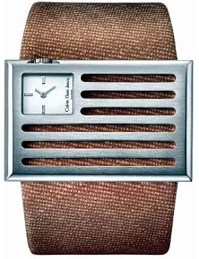 Calvin Klein Damen-Armbanduhr Banner Analog Textil K4513126