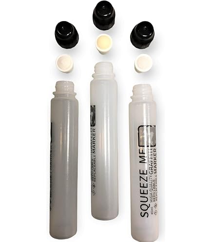 FansArriche Verfmarker Jumbo 18mm Ronde Punt – 60ml Acrylverf Op Waterbasis, Permanent En Weerbestendig, Geschikt Voor Canvas, Metaal, Hout En Steen (zwart)