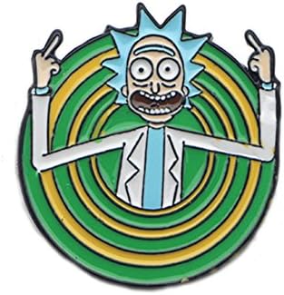 Dark Moon Magic Rick &amp; Morty Rick Pin Badge