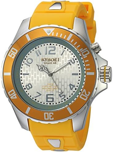 KYBOE Unisex-Adult Analogue Quartz Watch with Silicone Strap KY.48-022.15