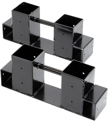 8 Supporti Per Impilare Legna Da Ardere - In Legno Nero, Regolabili, Per Interno/esterno, Facile Montaggio
