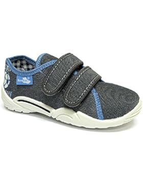 Jungen Hausschuhe, Sneaker, mit Klettverschluss, verschiedene Modelle, Gr. 26 bis 35