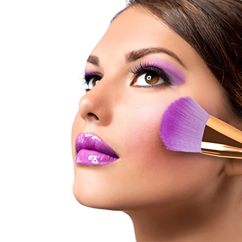 Bememo Make-up Pinsel Set Gesicht Lidschatten Blush Kits Pulver Kosmetik, 7 Stück - 7