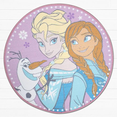 Character World Disney Frozen Shaped Rug, Multi-Color