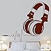 Price comparison product image tekkdesigns Music Headphones Beat Heart Kids Bedroom Cool Wall Art Stickers Decal Vinyl Room Bedroom Boys Girls Kids Adults Home Livingroom Quotes Kitchen Bathroom Accessories Mural