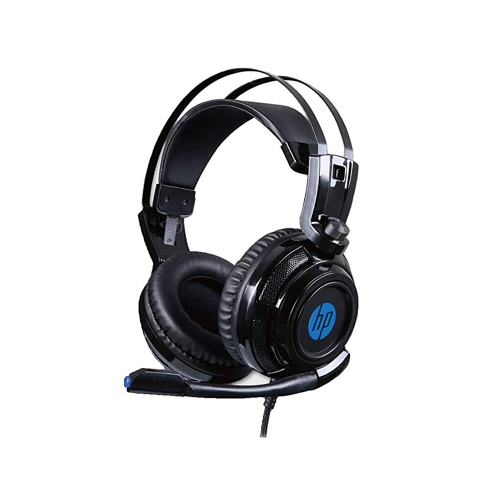 (Refurbished) HP H200 Over-Ear Wired Gaming Headset with Mic (8AA04AA) - Black