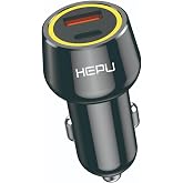 Hobimtek Hepu HP-783 Ara&ccedil; İ&ccedil;i Şarj Cihazı 120W 3.1A PD 30 Watt Hızlı Şarj Aleti Metal &Ccedil;akmak Şarj Qualcomm Quick Charge 3.0 2