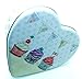 Produktbild Küche/Home Vorratsdose – Keksdosen – Herz Form in Cupcake Design – Neuheit Dose – 22 x 24 x 7 cm – Hellblau