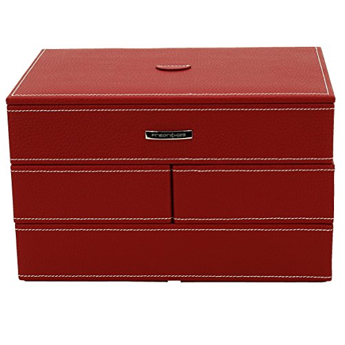 Preisvergleich Produktbild Friedrich / 23 Damen-Schmuckkasten Modulo rot - 20043-4