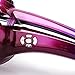 Professional Hair Curler Curling Tong for Perfect Hair Curls with Worldwide Dual Voltage 100v-240v (Flash Purple)
