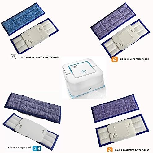 NTNT 6pcs/lot Replacement Washable wet damp dry sweeping Pads mopping pads for iRobot Braava Jet 240 mop pads