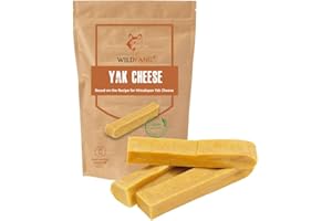 Wildfang Friandises au Fromage pour Chien - Os à Mâcher à Base de Fromage, sans Additifs, Sain, sans Odeur, pour Toutes Races de Chiens, Fromage de Yak, Soins Dentaires - 3 x XS