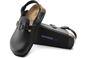 Birkenstock Kay Supergrip Professional Black Clogs da Donna