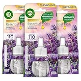 Air Wick Eléctrico - Pack de 3 Recambios de Ambientador para casa con aroma a Lavanda