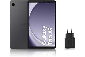 Samsung Galaxy Tab A9 Tablette Android, 128 Go de Stockage, Grand écran de 8.7", Wifi, Son riche, Anthracite, avec Chargeur secteur rapide 25W inclus (version FR)