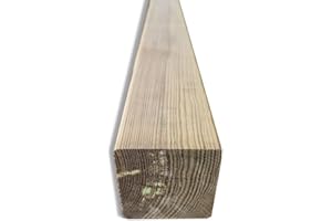 SUNWOOD Trave quadrata in legno di pino impregnata da 200 cm, sezione 7x7 cm