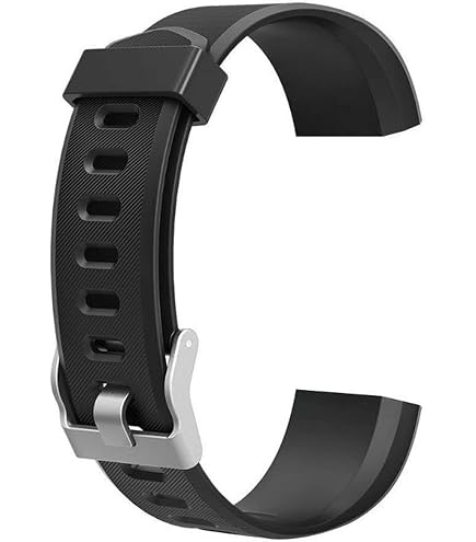 Junerain Ersatzarmbänder Für ID115plus HR Smartwatch – 2 Stück, Verstellbar, Schwarz Und Violett