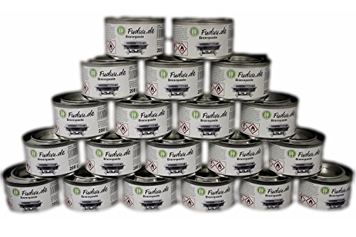 20 x Sicherheitsbrennpaste x200g Chafing Dish Brennpaste für Warmhaltebehälter