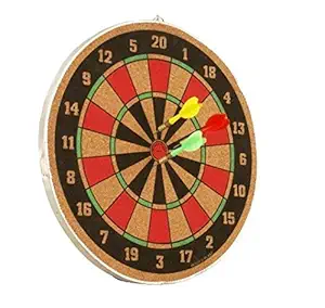 arnav 16 Inch Both Side Playing Dart Board Set Indoor Game with 3 Pins
