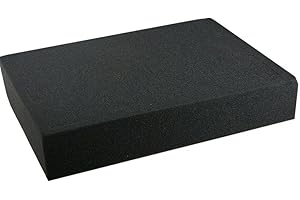 ROC Cases Cubed Pick and Pluck Foam Block L550 x W360 x H120mm Insert for EN-AC-FG-BC47 Flight Case, Pre-Cut