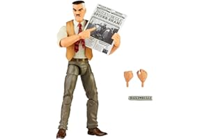 POWER RANGERS Spider-Man-SD-HSBF08635L0 Hasbro Marvel Legends Series-Figura Coleccionable de J. Jonah Jameson de 15 cm-Colección Vintage, Multicolor, único F0863