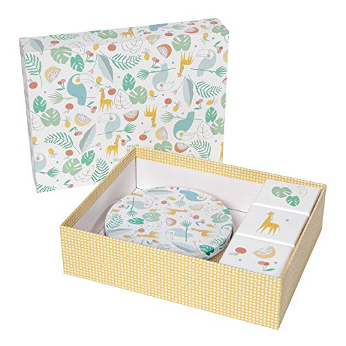 Baby Art - My Baby Gift Box, Geschenk-Set mit 1x Magic Box inkl. Gipsabdruck Set zum Selbermachen, sowie 3 kleinen Geschenkboxen, Limited Edition vom französischen Designerpaar Mr. & Mrs. Clynk