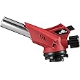 Pepisky Gas Torch Blow Torch Butane Torch with Adjustable Flame For Kitchen Desserts Cooking Camping Hiking